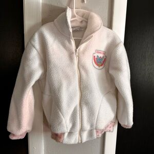 OshKosh White Fleece Jacket